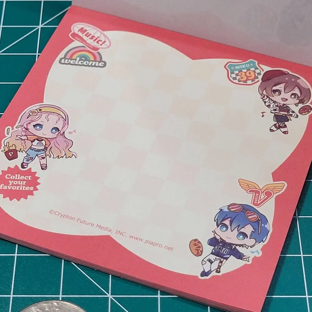 Piapro Characters - Hatsune Miku Miku Friends Diner Memo Pad